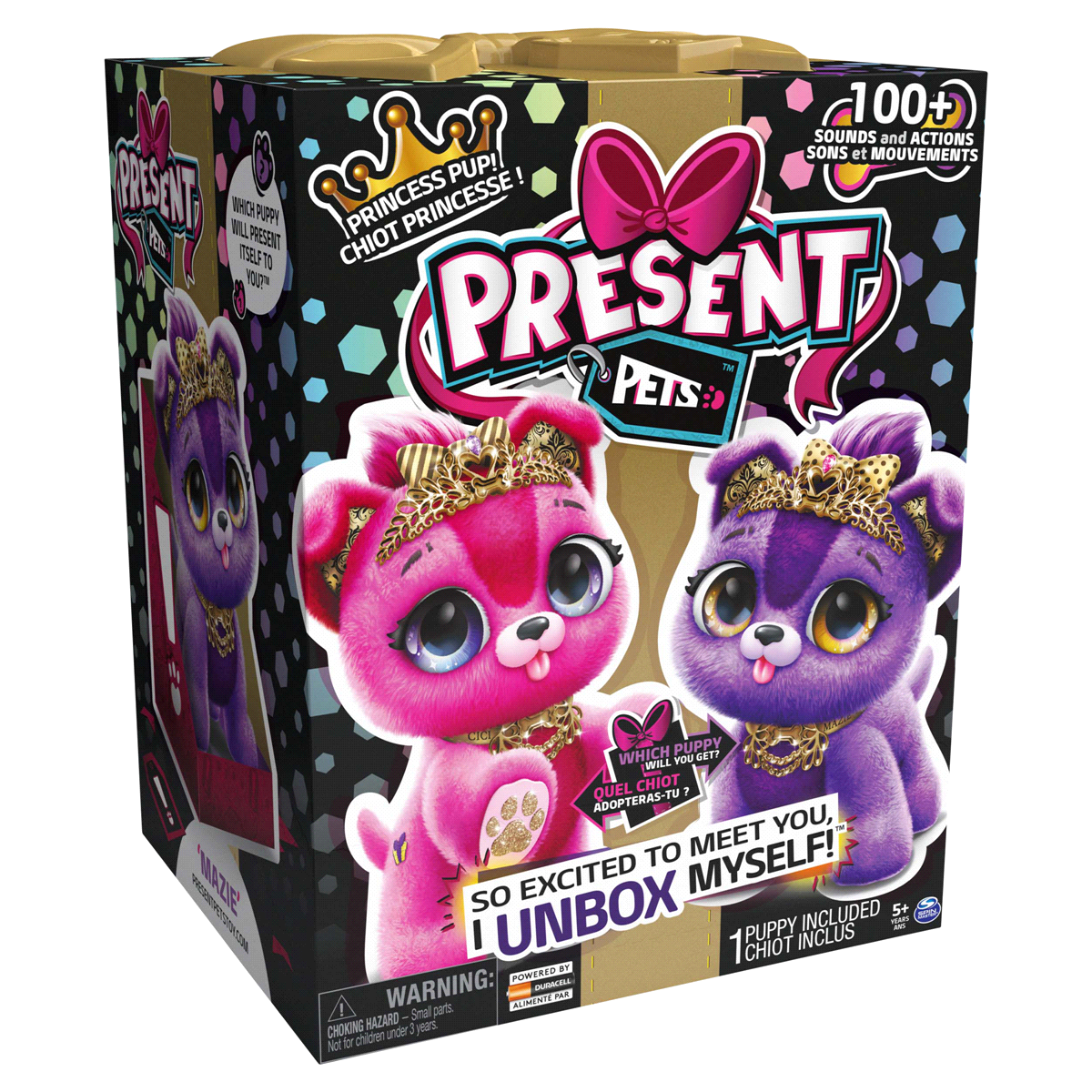 Present Pets, Princess Puppy Interactive Plush Toy with Over 100 Sounds