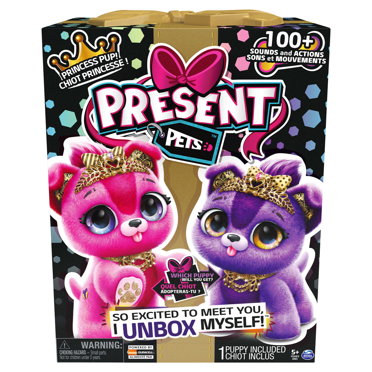 Present Pets, Princess Puppy Interactive Plush Toy with Over 100 Sounds