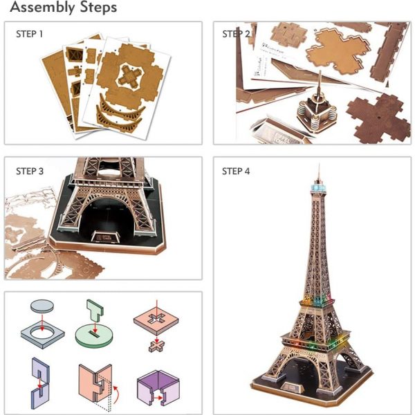 3D Puzzles for Kids Ages 8-10 - Notre Dame de Paris Gifts for 10