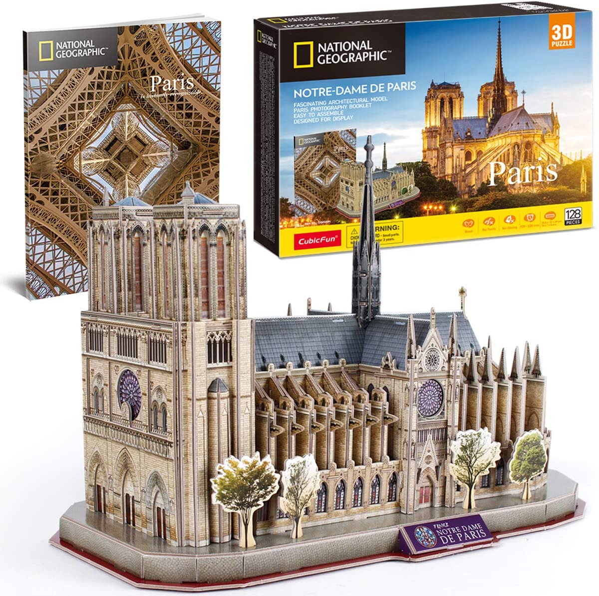3D Puzzles for Adults Kids Ages 8-10 Notre Dame de Paris France