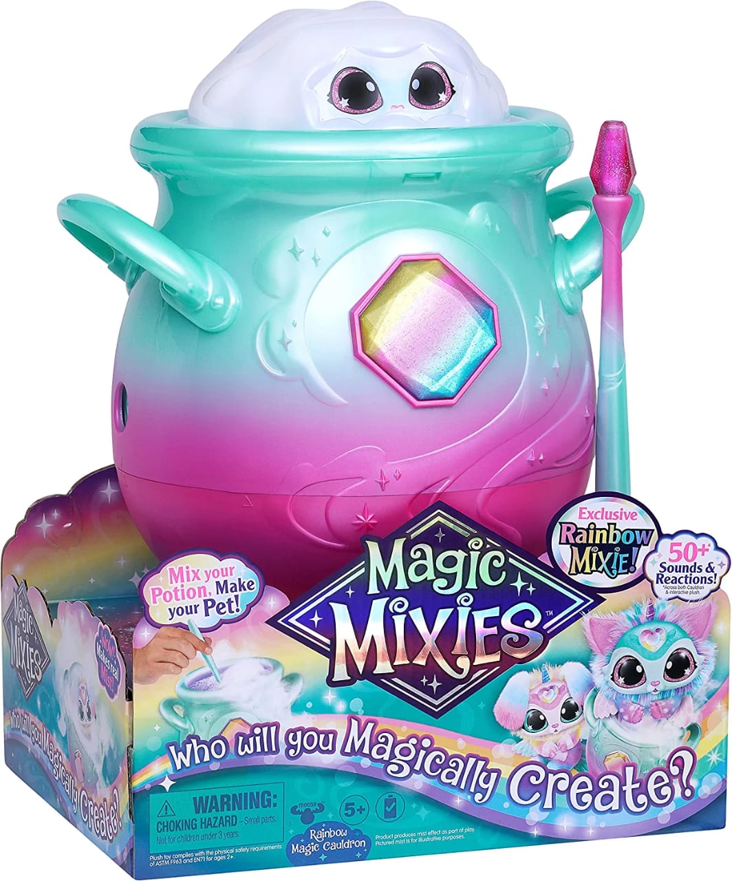 Magic Mixies Cauldron Who Will You Magically Create?! Blue & Pink Cauldron  