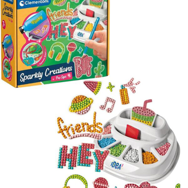 Set Idea-Sparkly Creations-Pop Style Painting, Diamond Art, Art Kit Clementoni