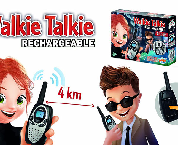 Radio transmetuese të karikueshme 4 km, - Walkie Talkie Rechargeable BUKI TW02