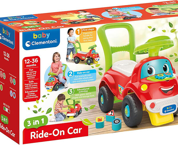 Makinë 3 në 1 Early Development & Activity Ride-On Car Clementoni