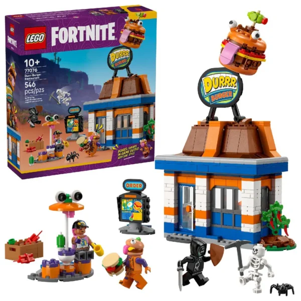 LEGO® 77076 Durrr Burger Restaurant fortnite-logo-media-container