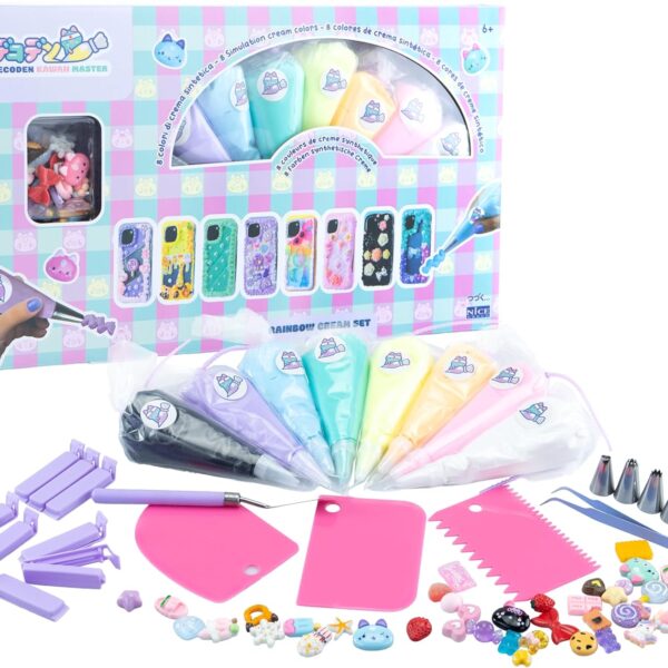 Ylber pastash krem, MOMOMI Decoden Rainbow Cream Set, 1 Kit Synthetic Creams Nice Group