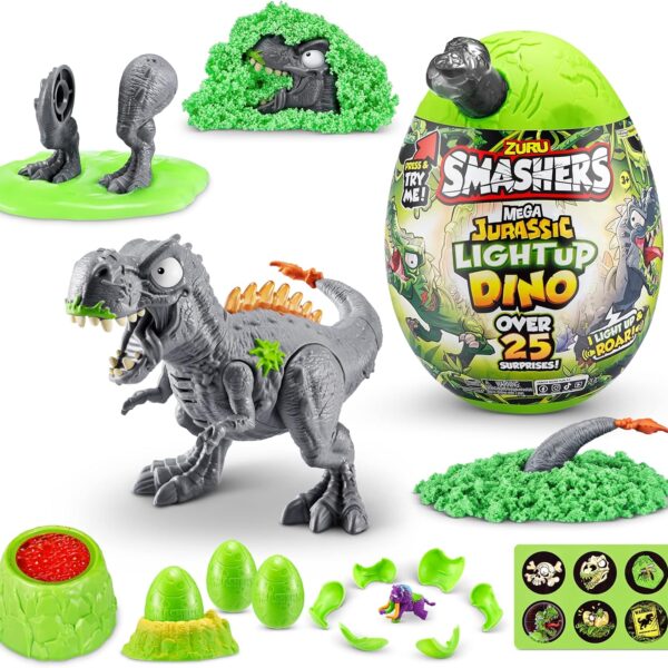 Smashers Mega Jurassic Light Up Dino Egg (T-Rex) Zuru
