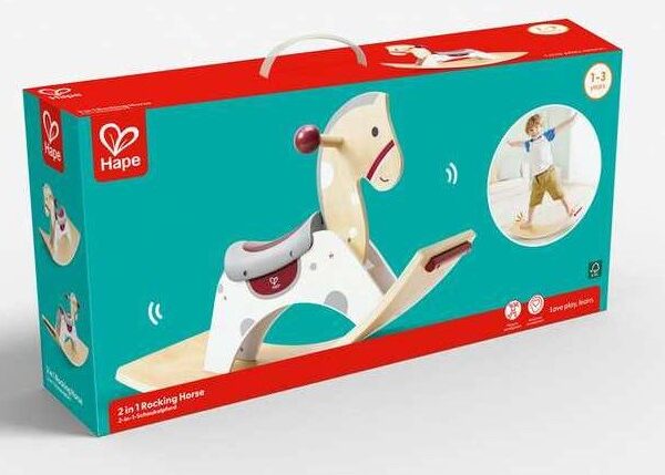 Kalë lëkundës 2 në 1 Rocking Horse Hape